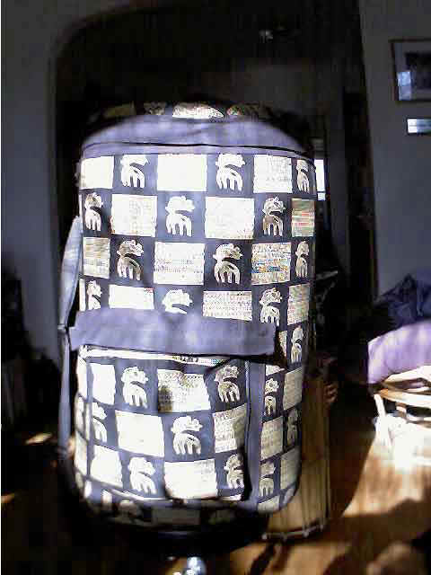 Picture of a Custom made Sangban bag with Nimba on pattern
